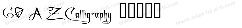 60 A Z Calligraphy字体转换